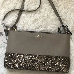 Kate Spade ♠️Ramey Crossbody Purse with Sparkle!